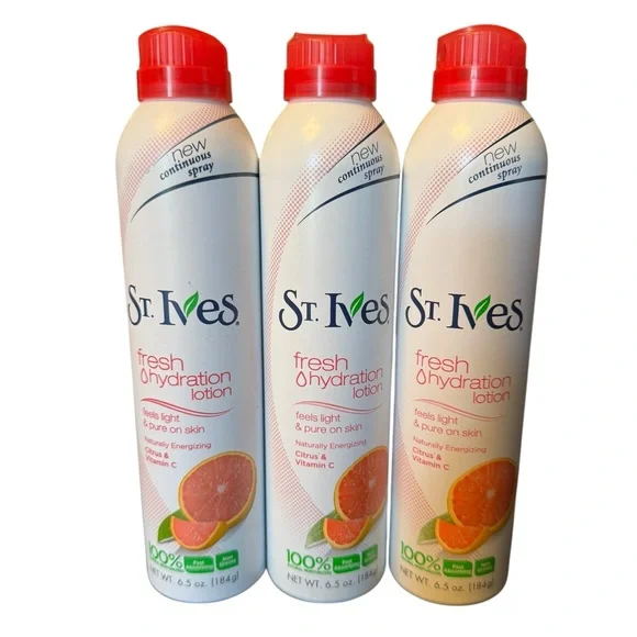 St. Ives Fresh Hydration Lotion Spray Trio - Picture 6 of 6